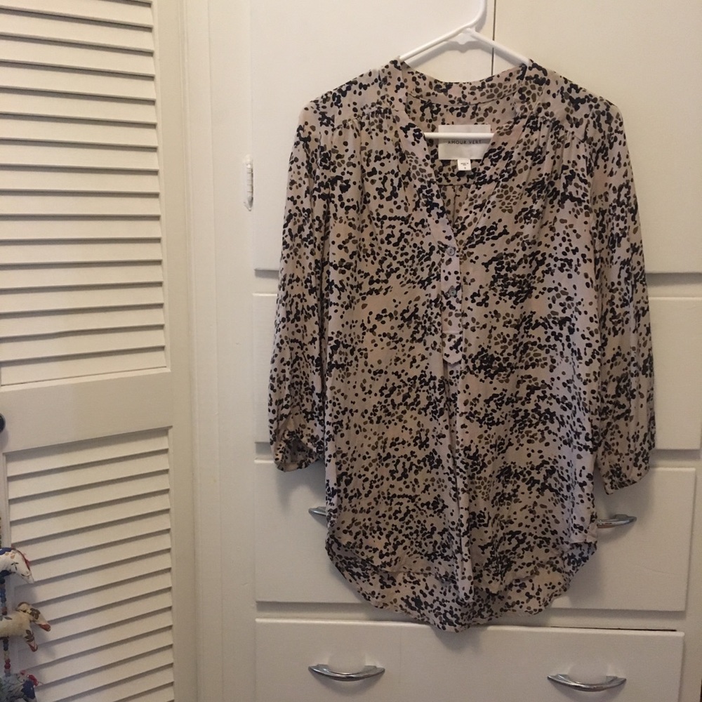 Amour Vert silk blouse
